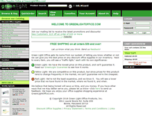 Tablet Screenshot of greenlightoffice.com